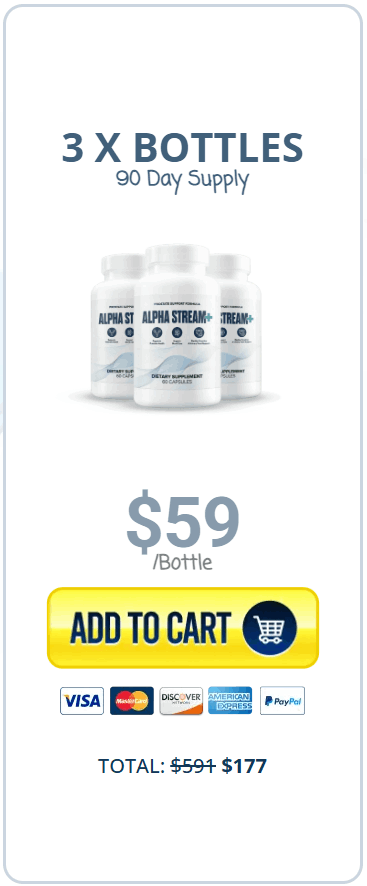 Buy Alpha Stream Plus 3 Bottle